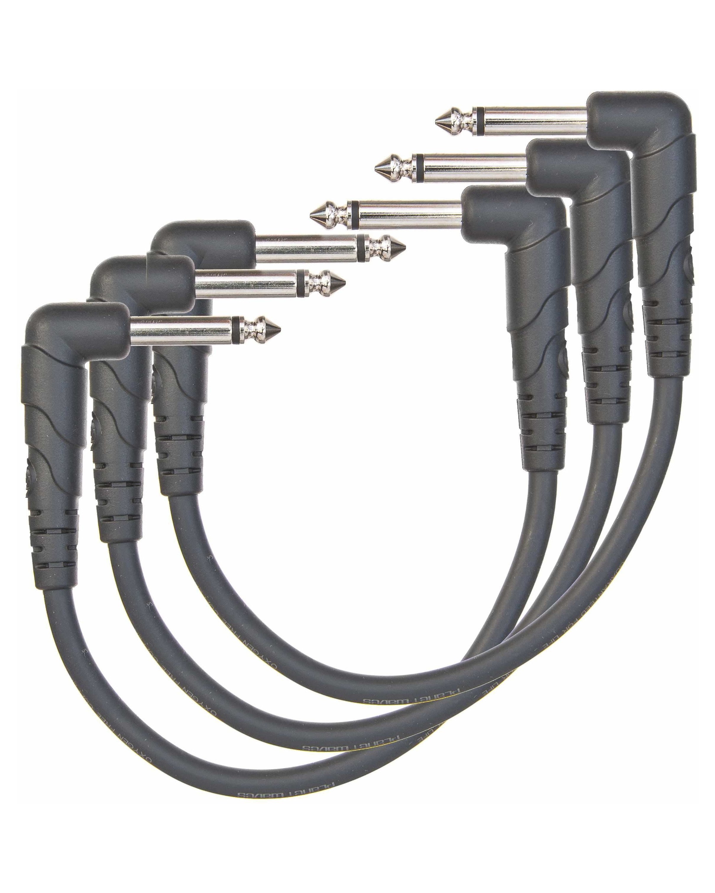 D'Addario, D'Addario Planet Waves .5' Classic Series Patch Cables (3-Pack)