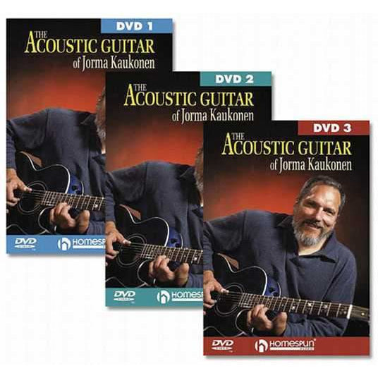 Homespun, DVD-The Acoustic Guitar of Jorma Kaukonen: Three DVD Set