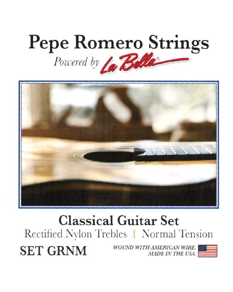 Pepe Romero, Pepe Romero Strings GRNM Classical Guitar Set, Rectified Nylon Normal Tension