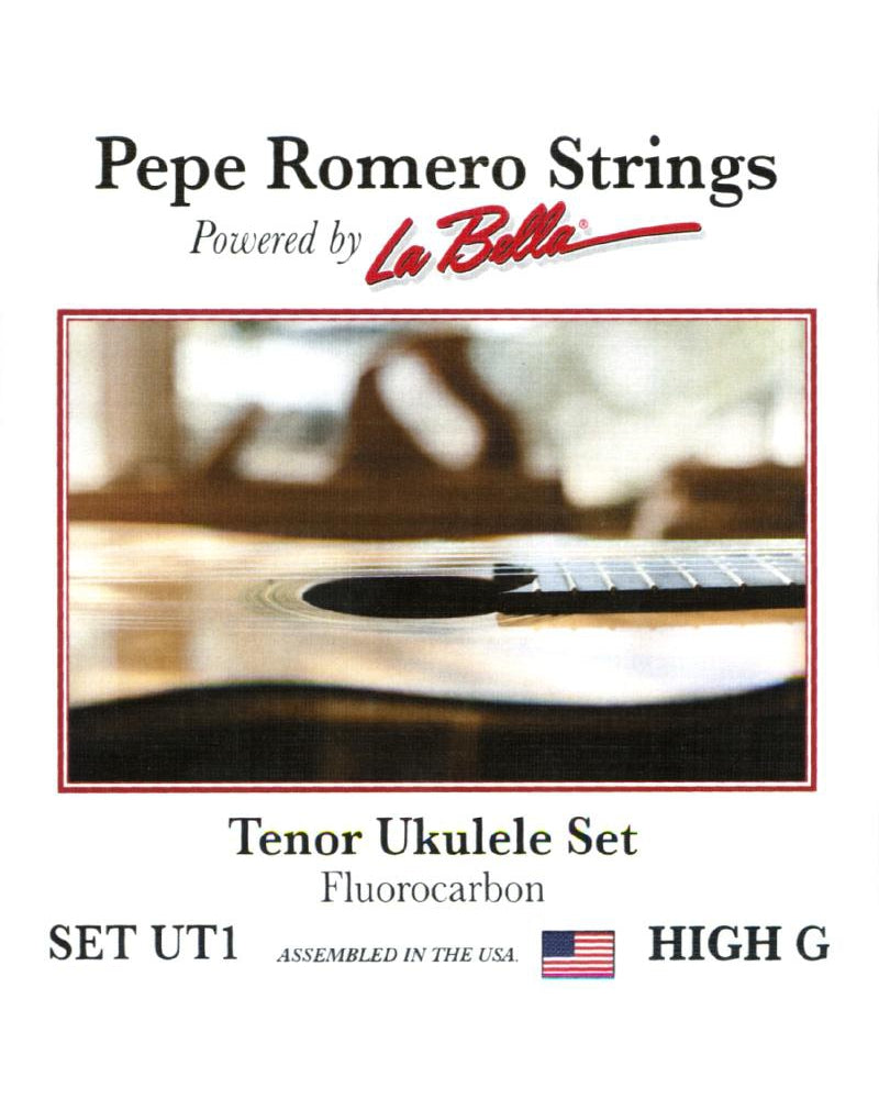 Pepe Romero, Pepe Romero Strings UT1 Tenor Ukulele Set, High G