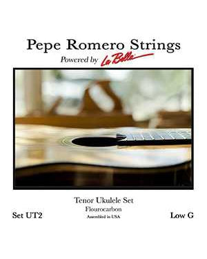 Pepe Romero, Pepe Romero Strings UT2 Tenor Ukulele Set, Low G