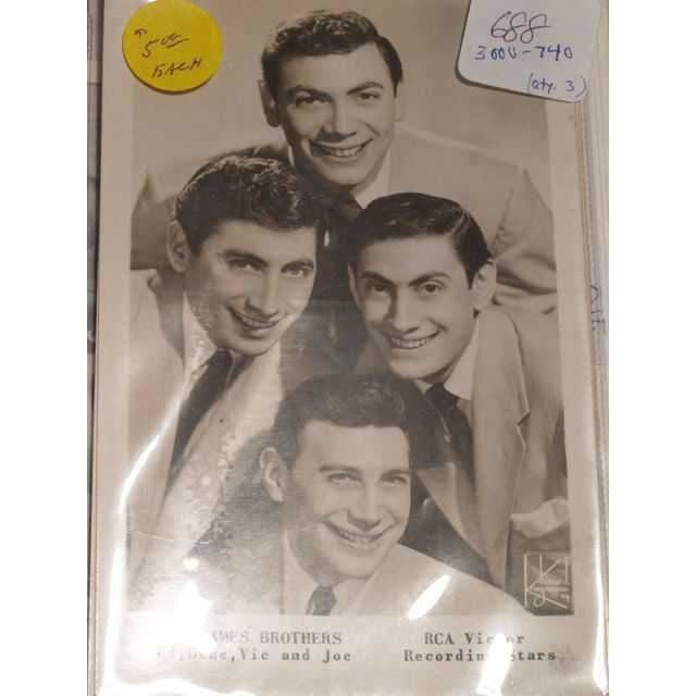 Other, Photo Postcard: The Ames Brothers