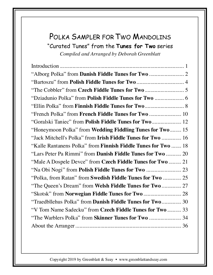 Other, Polka Sampler for Two Mandolins